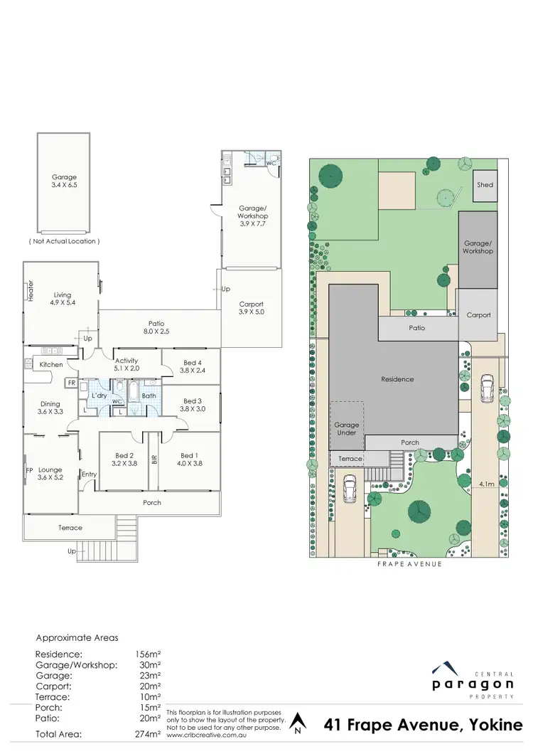 Floorplan of Homely house listing, 41 Frape Avenue, Yokine WA 6060