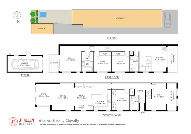 Floorplan of Homely house listing, 6 Lowe Street, Clovelly NSW 2031