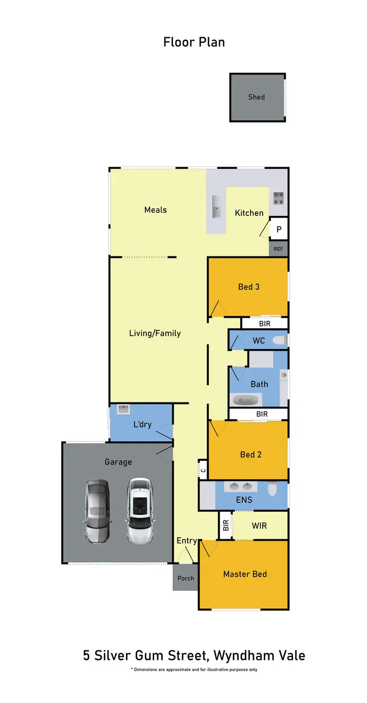 Floorplan of Homely house listing, 5 Silver Gum Street, Manor Lakes VIC 3024