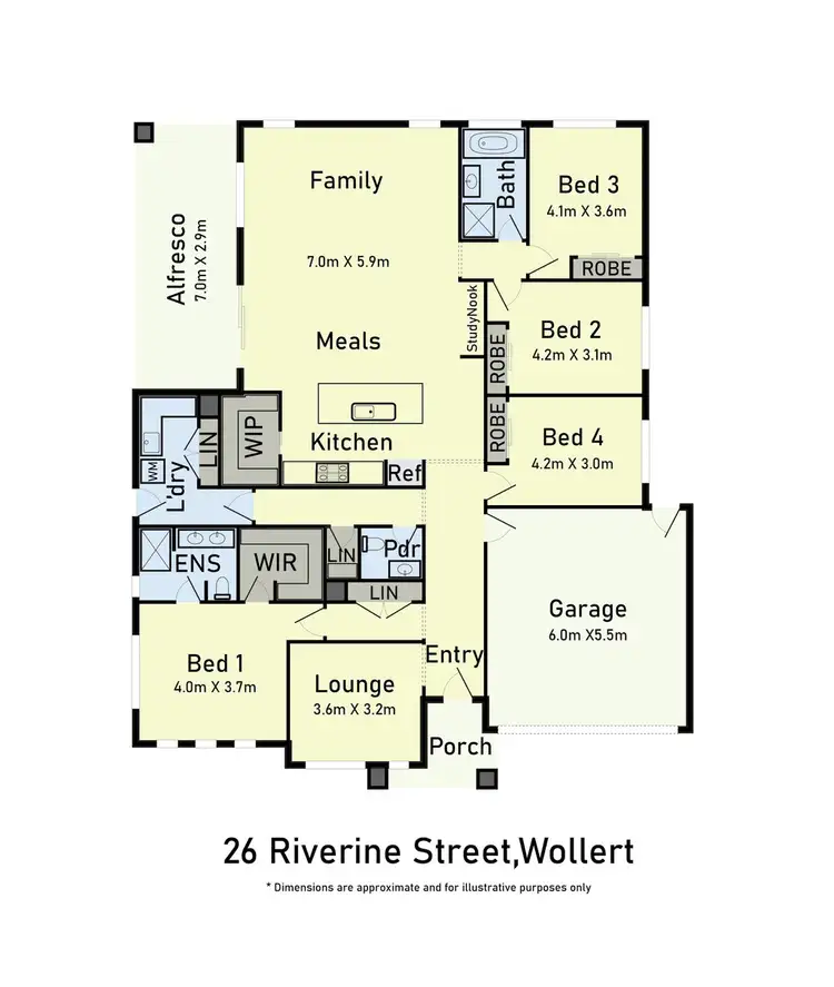 Floorplan of Homely house listing, 26 Riverine Street, Wollert VIC 3750
