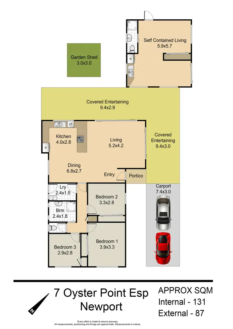 Floorplan of Homely house listing, 7 Oyster Point Esplanade, Newport QLD 4020