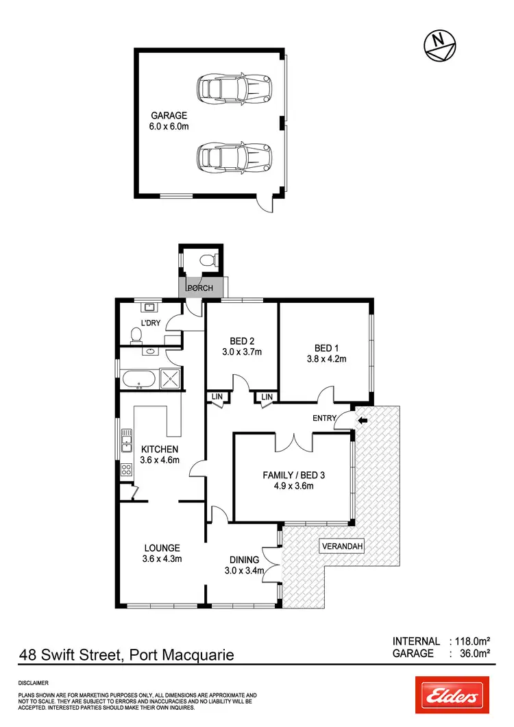 Floorplan of Homely house listing, 48 Swift Street, Port Macquarie NSW 2444