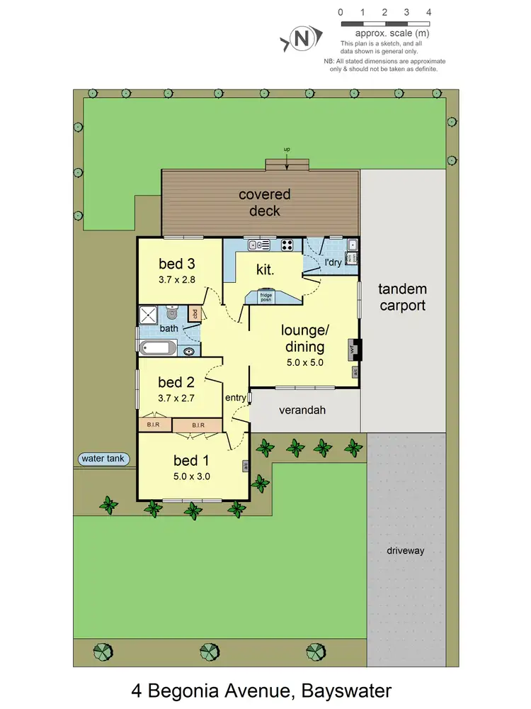 Floorplan of Homely house listing, 4B Begonia Ave, Bayswater VIC 3153