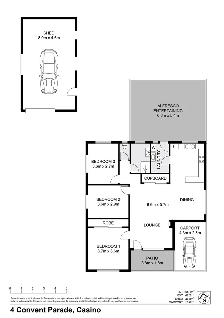 Floorplan of Homely house listing, 4 Convent Parade, Casino NSW 2470