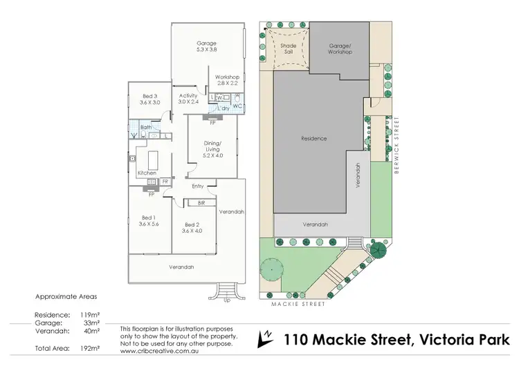 Floorplan of Homely house listing, 110 Mackie Street, Victoria Park WA 6100