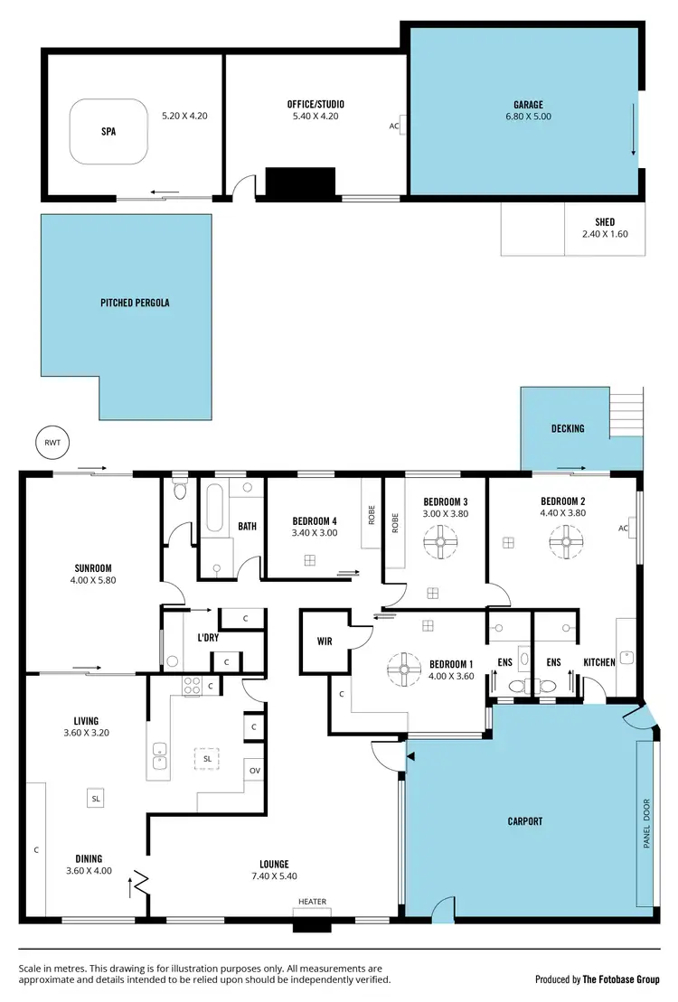 Floorplan of Homely house listing, 73 Marnie Avenue, Christies Beach SA 5165