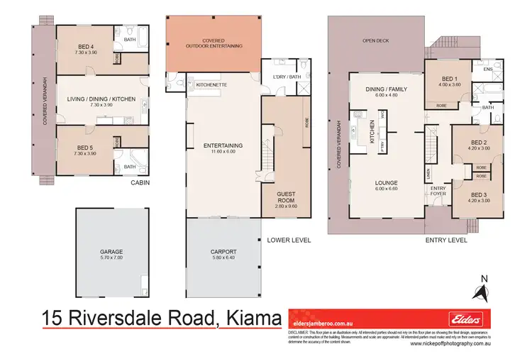 Floorplan of Homely house listing, 15 RIVERSDALE ROAD, Jamberoo NSW 2533