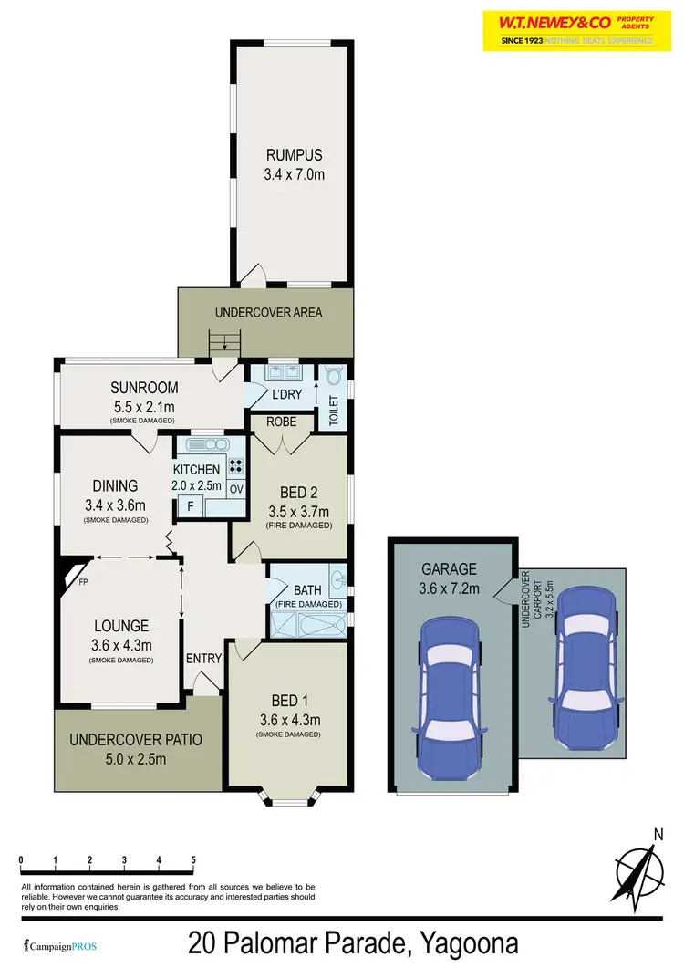 Floorplan of Homely house listing, 20 Palomar Parade, Yagoona NSW 2199