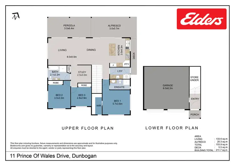 Floorplan of Homely house listing, 11 Prince of Wales Drive, Dunbogan NSW 2443