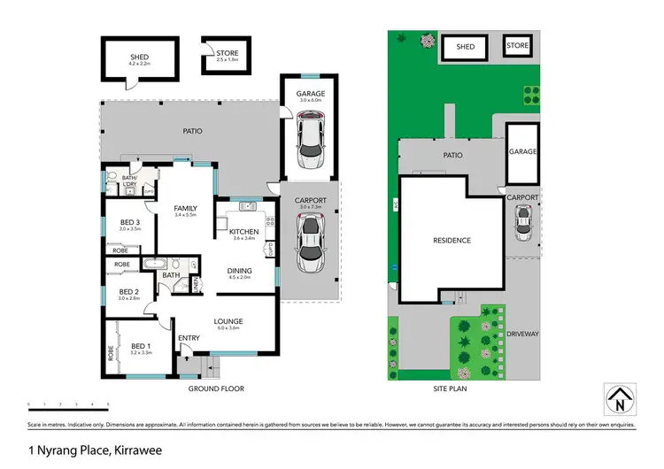 Floorplan of Homely house listing, 1 Nyrang Place, Kirrawee NSW 2232
