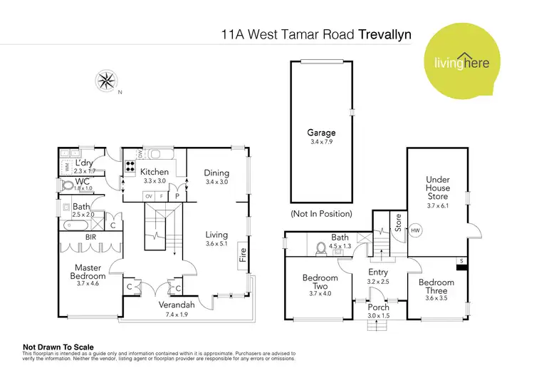 Floorplan of Homely house listing, 11a West Tamar Road, Trevallyn TAS 7250