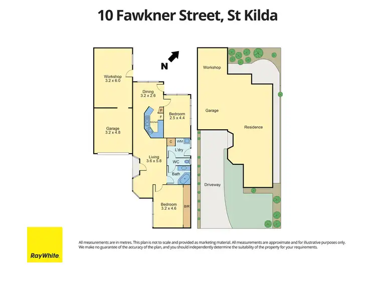 Floorplan of Homely house listing, 10 Fawkner Street, St Kilda VIC 3182