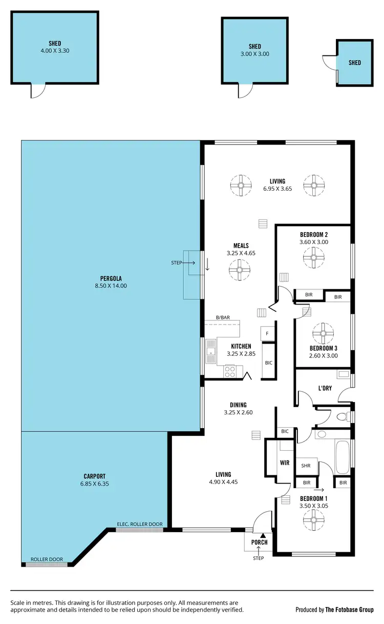 Floorplan of Homely house listing, 25 Vintage Avenue, Hackham SA 5163