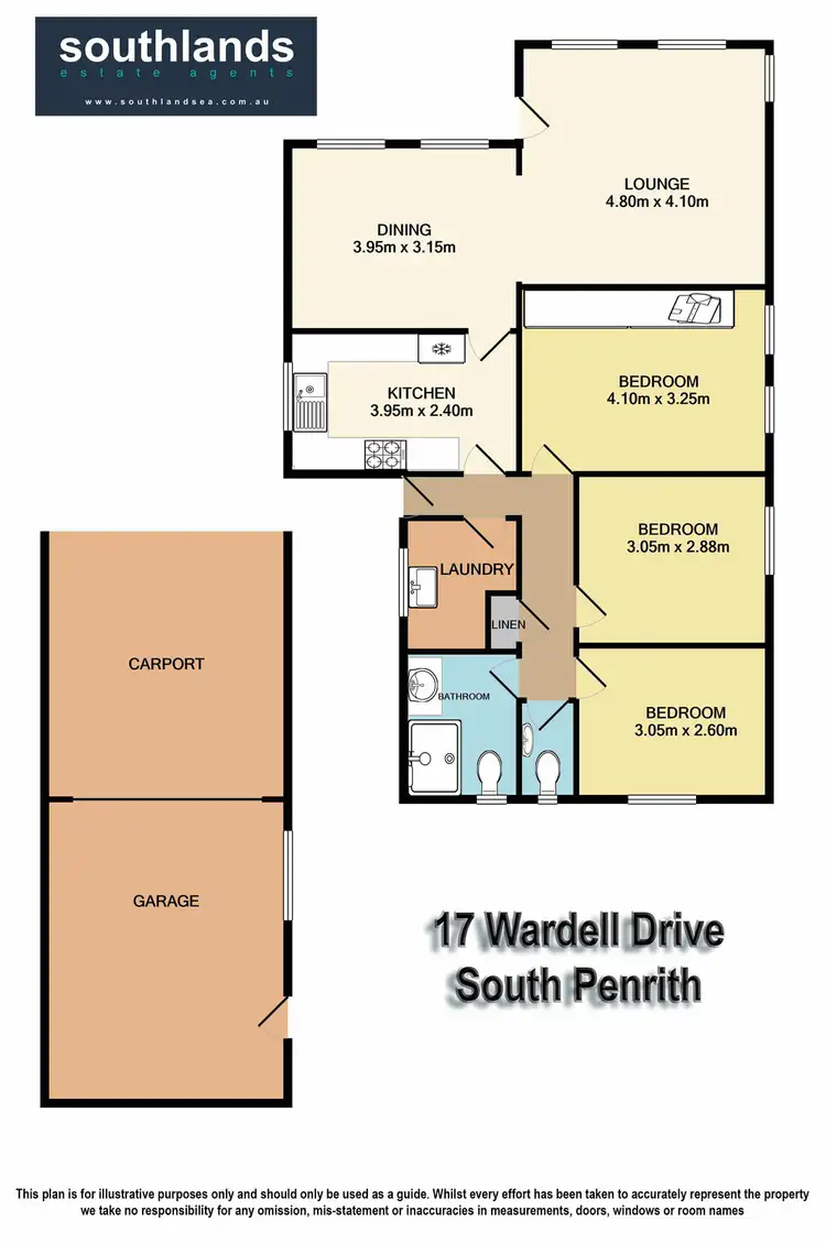Floorplan of Homely house listing, 17 Wardell Drive, South Penrith NSW 2750