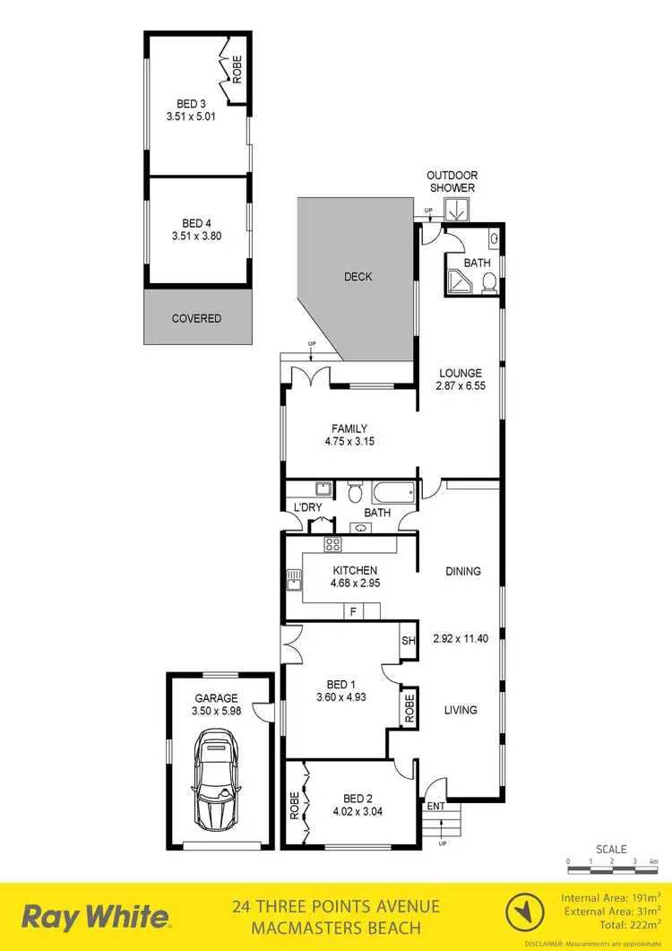 Floorplan of Homely house listing, 24 Three Points Avenue, Macmasters Beach NSW 2251