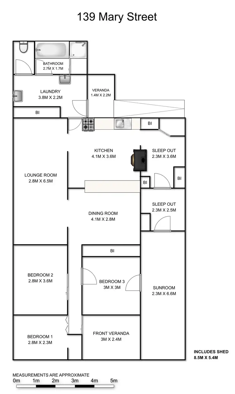 Floorplan of Homely house listing, 139 Mary Street, Grafton NSW 2460