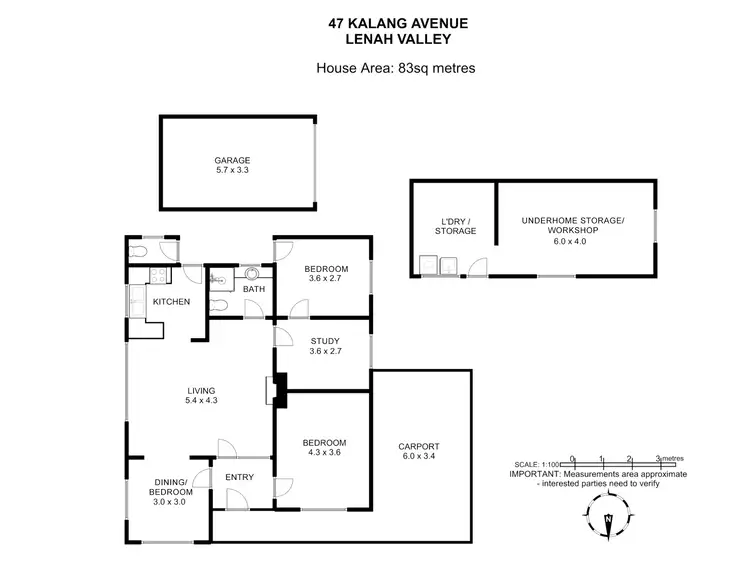 Floorplan of Homely house listing, 47 Kalang Avenue, Lenah Valley TAS 7008