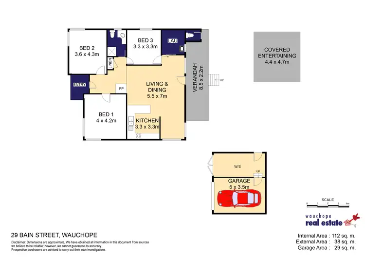 Floorplan of Homely house listing, 29 Bain Street, Wauchope NSW 2446