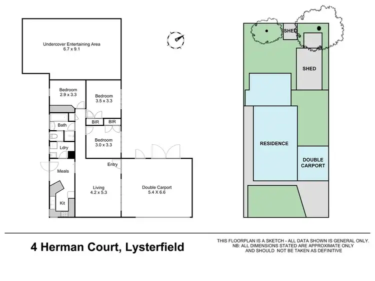 Floorplan of Homely house listing, 4 Herman Court, Lysterfield VIC 3156