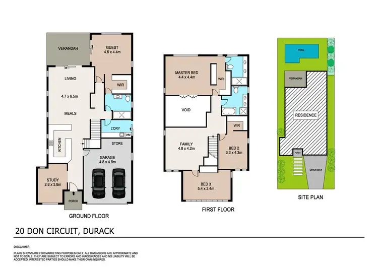 Floorplan of Homely house listing, 20 Don Circuit, Durack NT 830