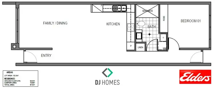 Floorplan of Homely townhouse listing, 248 Gorman Drive, Googong NSW 2620