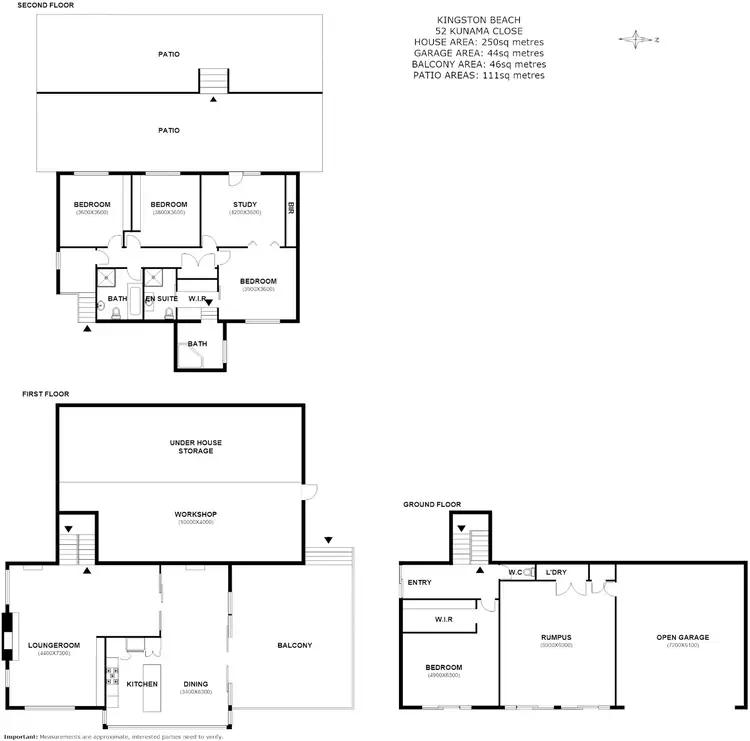 Floorplan of Homely house listing, 52 Kunama Close, Kingston Beach TAS 7050