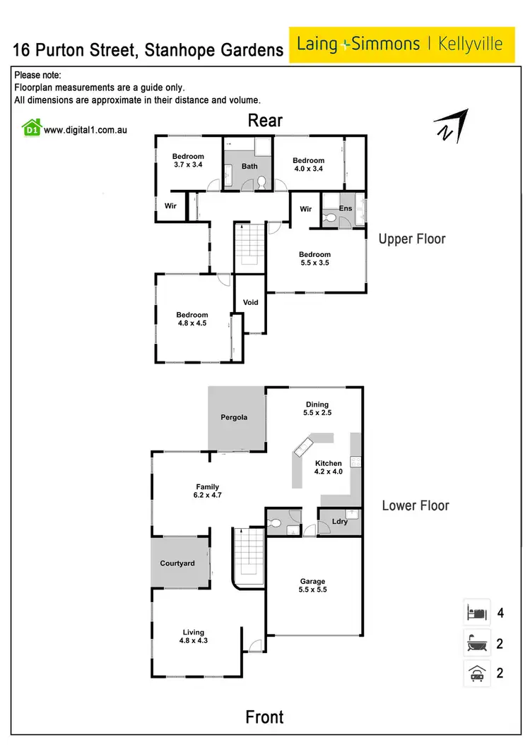 Floorplan of Homely house listing, 16 Purton Street, Stanhope Gardens NSW 2768