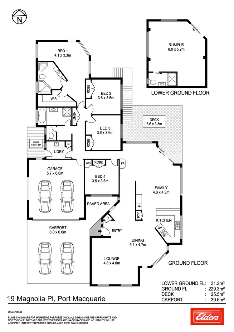 Floorplan of Homely house listing, 19 Magnolia Place, Port Macquarie NSW 2444
