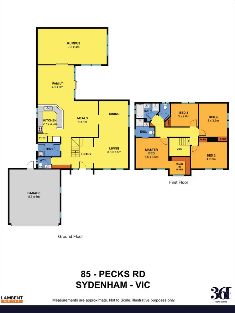 Floorplan of Homely house listing, 85 PECKS RD, Sydenham VIC 3037