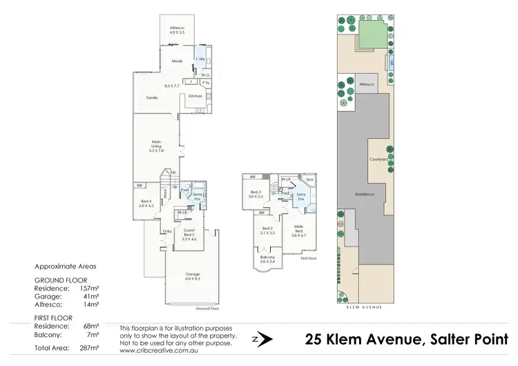 Floorplan of Homely house listing, 25 Klem Avenue, Salter Point WA 6152
