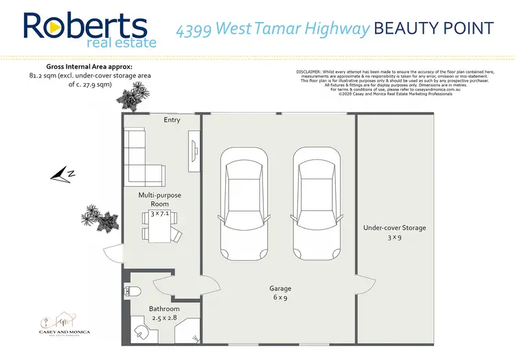 Floorplan of Homely land listing, 4399 West Tamar Highway, Beauty Point TAS 7270