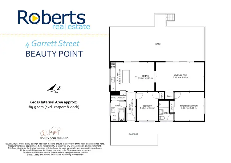 Floorplan of Homely house listing, 4 Garrett Street, Beauty Point TAS 7270