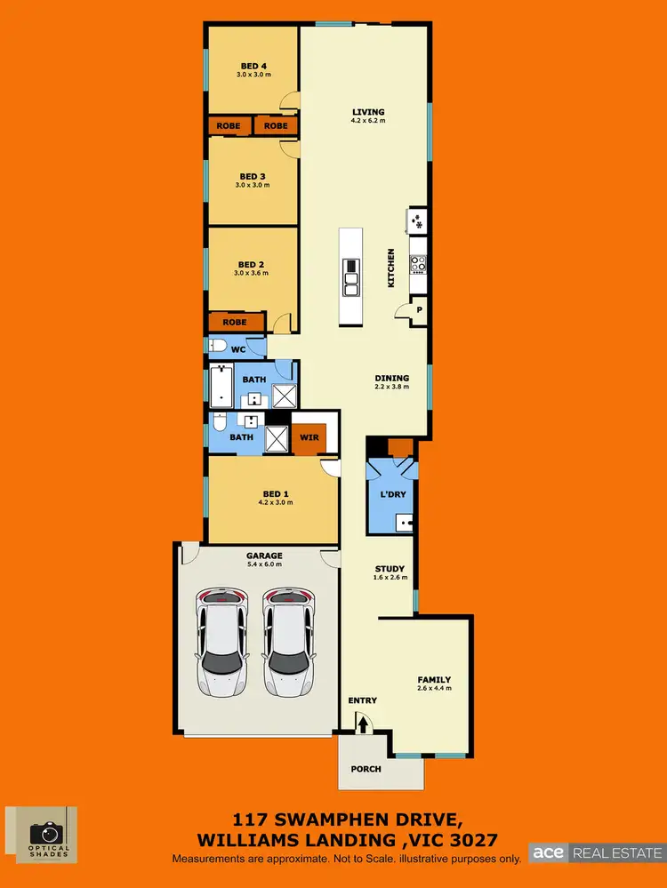 Floorplan of Homely house listing, 117 Swamphen Drive, Williams Landing VIC 3027
