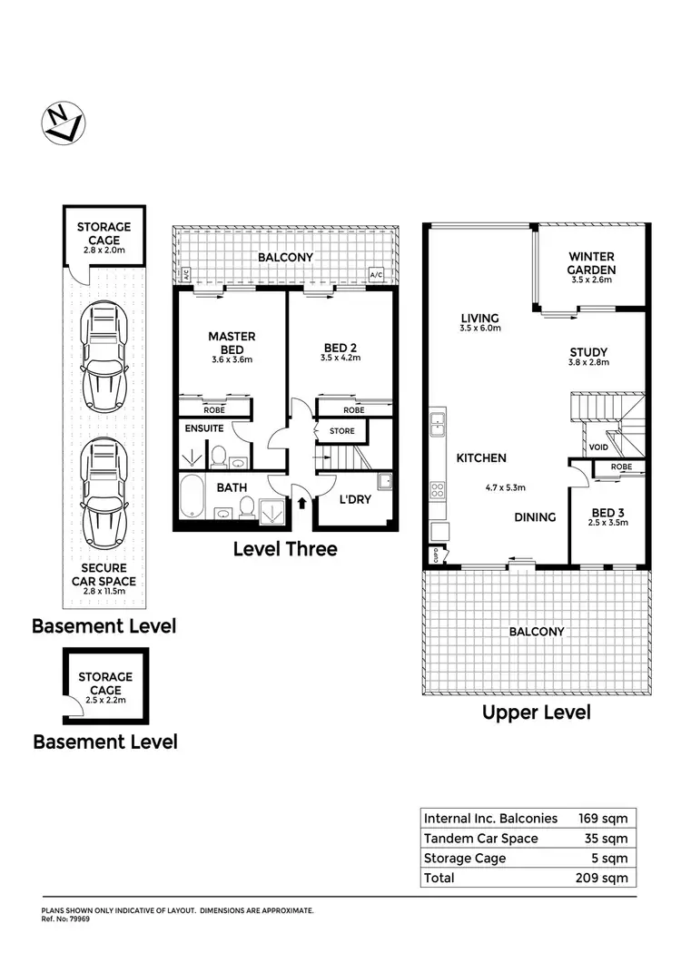 Floorplan of Homely unit listing, 27/28 Gower Street, Summer Hill NSW 2130