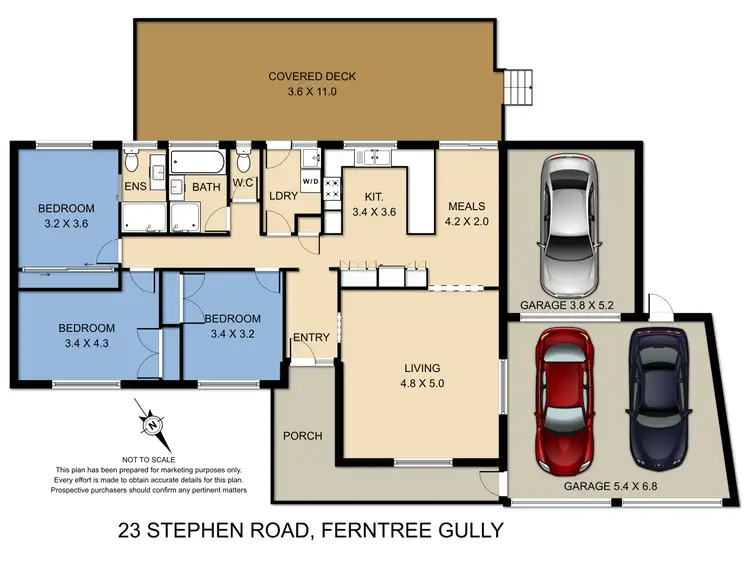 Floorplan of Homely house listing, 23 Stephen Road, Ferntree Gully VIC 3156