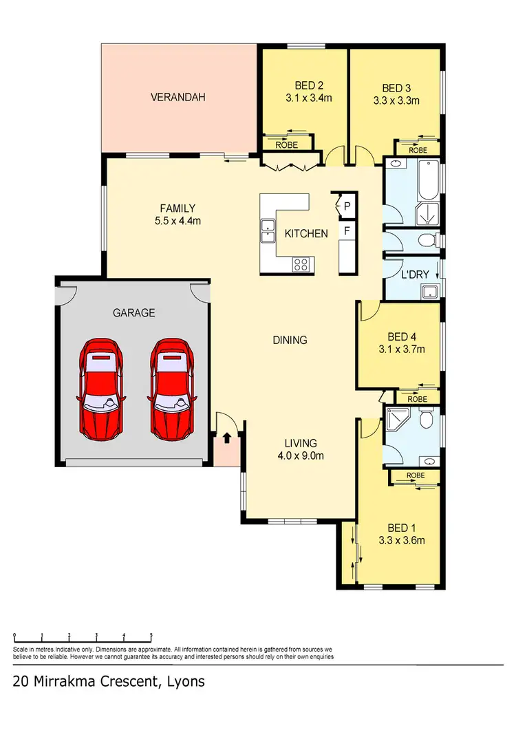 Floorplan of Homely house listing, 20 Mirrakma Crescent, Lyons NT 810