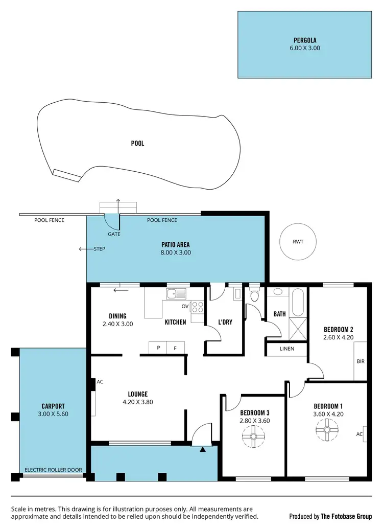 Floorplan of Homely house listing, 4 Kimberly Way, Happy Valley SA 5159