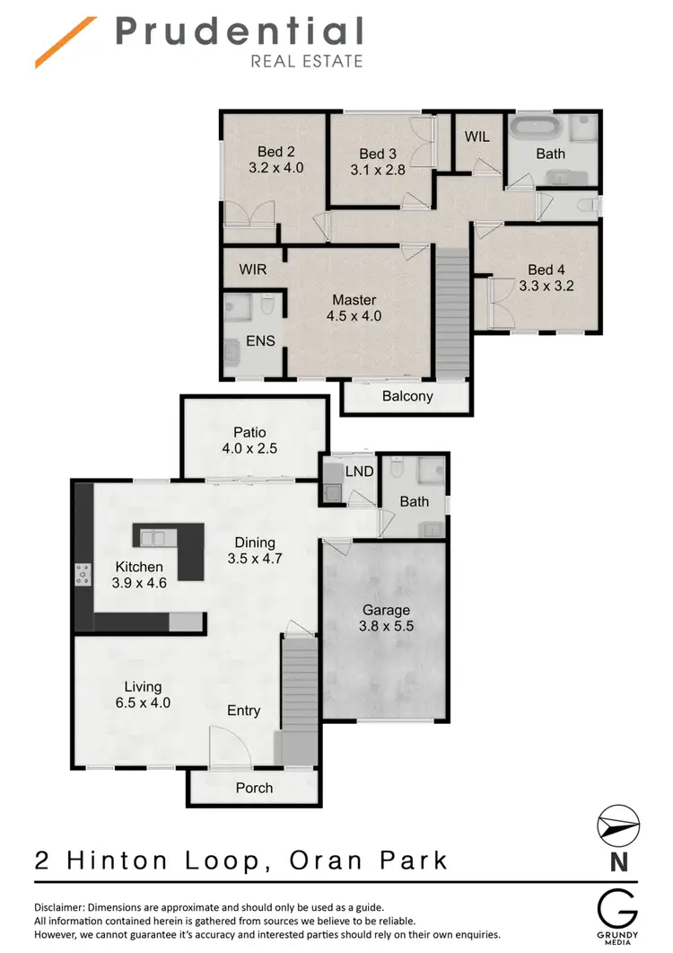 Floorplan of Homely house listing, 2 Hinton Loop, Oran Park NSW 2570