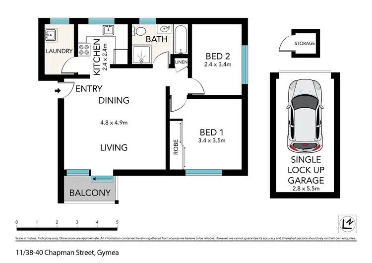 Floorplan of Homely unit listing, 11/38-40 Chapman St, Gymea NSW 2227