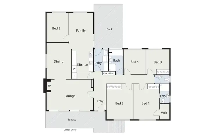 Floorplan of Homely house listing, 8 Rowell Place, Weston ACT 2611