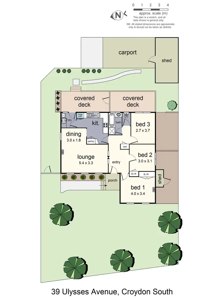 Floorplan of Homely house listing, 39a Ulysses Avenue, Croydon South VIC 3136