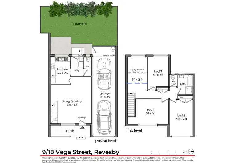 Floorplan of Homely house listing, 9 / 18 Vega Street, Revesby NSW 2212