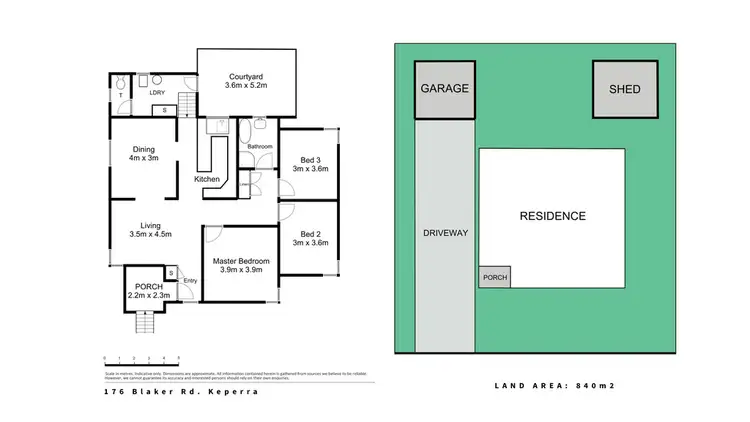 Floorplan of Homely house listing, 176 Blaker Road, Keperra QLD 4054
