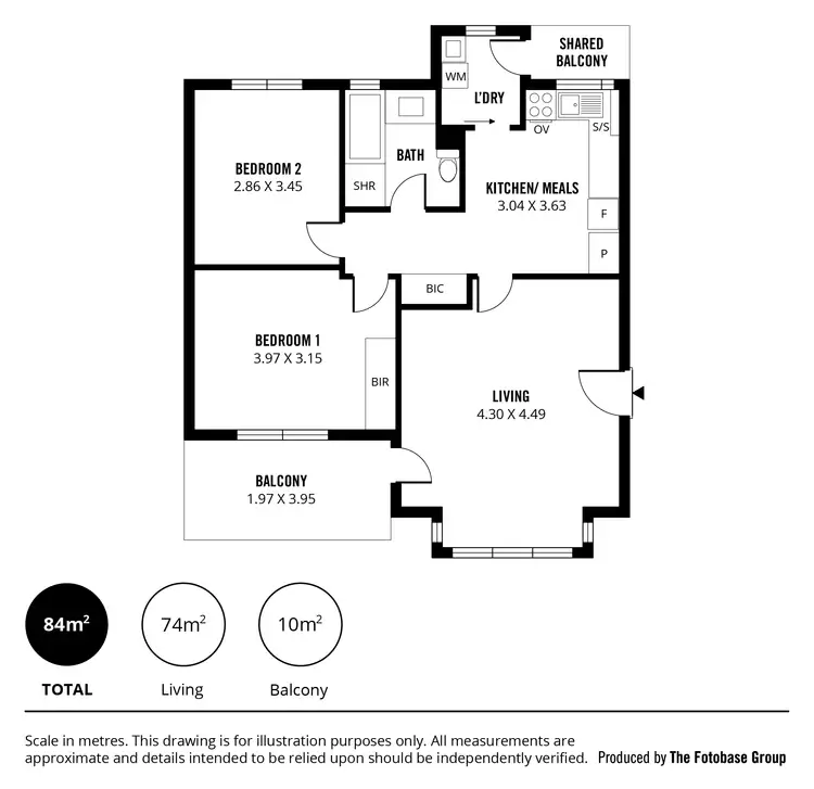 Floorplan of Homely unit listing, 5/46 Kent Street, Hawthorn SA 5062
