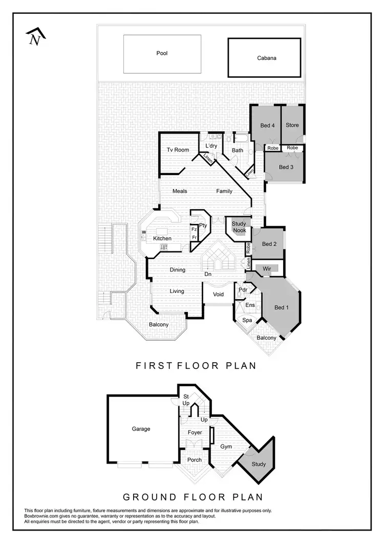 Floorplan of Homely house listing, 61 Castellon Crescent, Coogee WA 6166
