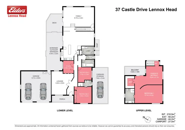 Floorplan of Homely house listing, 37 Castle Drive, Lennox Head NSW 2478