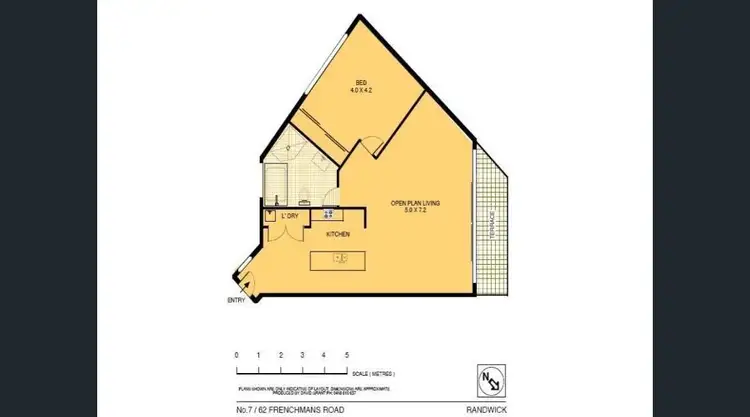 Floorplan of Homely apartment listing, 7/62 Frenchmans Road, Randwick NSW 2031