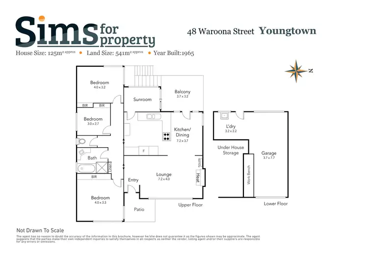 Floorplan of Homely house listing, 48 Waroona Street, Youngtown TAS 7249