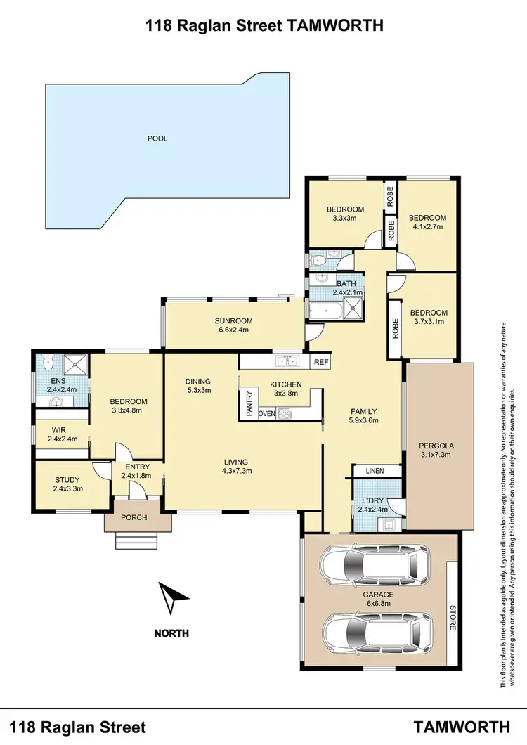Floorplan of Homely house listing, 118 Raglan Street, Tamworth NSW 2340