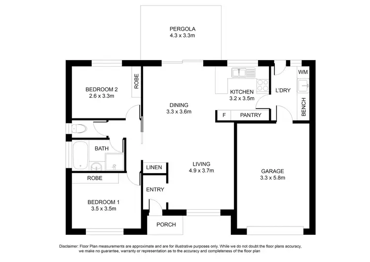 Floorplan of Homely unit listing, 12/2a Coolabah Street, Mount Gambier SA 5290